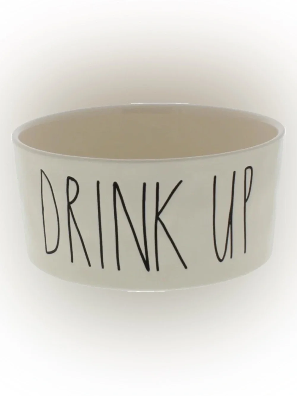 Rae Dunn Medium 'Drink Up' Ceramic Bowl